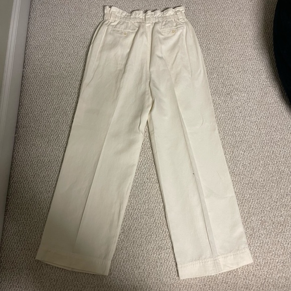 Apiece Apart New York White Linen Pants - Size XL - Picture 5 of 11